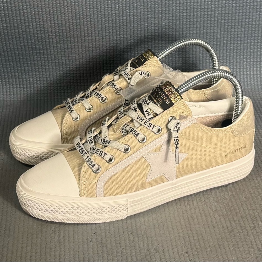 Vintage‎ Havana Women’s Nina Beige Star Low Top Fashion Sneakers Size 7